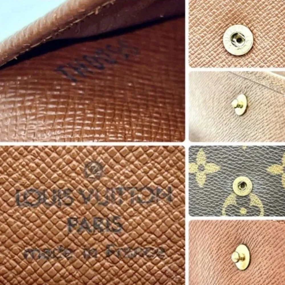 Louis Vuitton Monogram Canvas Trifold Wallet in Brown and Gold - Picture 10 of 11